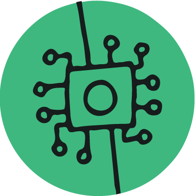 technology for product management icon green